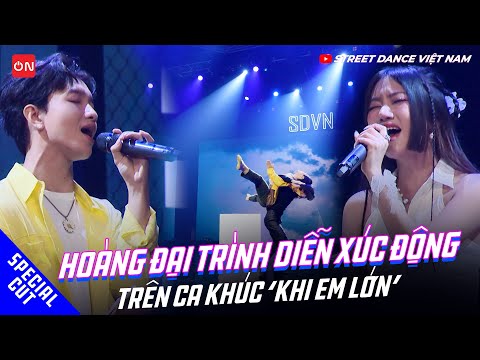 Video Hoàng Đại trình diễn trên nền nhạc Khi em lớn của... - youtube