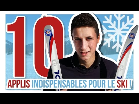 10 APPLICATIONS INDISPENSABLES POUR LE SKI !