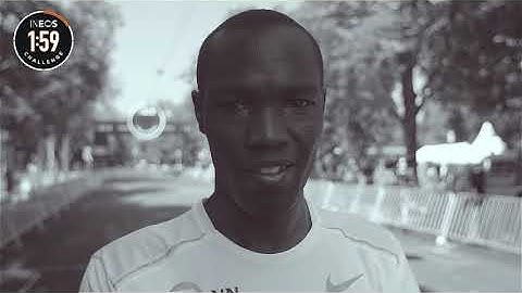 Pacemaker Victor Chumo on the INEOS 1:59 Challenge