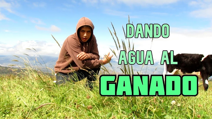 Dando agua al GANADO | John Valverde