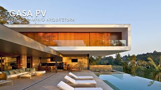 UMA CASA QUE FLUTUA! CASA PV POR SÉRGIO SAMPAIO ARQUITETURA