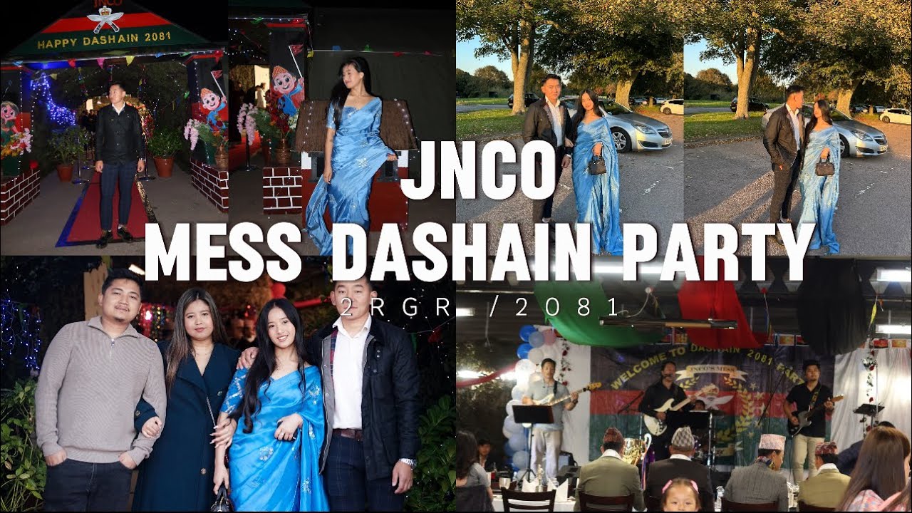 Celebrating 2081 Dashain party Extravaganza at 2RGR JNCO MESS /feat -(daju—bhai band )|| 