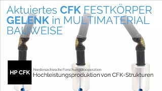 Morphing Carbon Fiber Structure - Flexure Hinge made out of Fiber Reinforced Elastomere #HPCFK