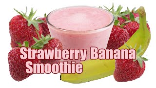 Strawberry Banana Smoothie Recipe  Strawberry Smoothie  Fruit Smoothie Recipes  HomeyCircle