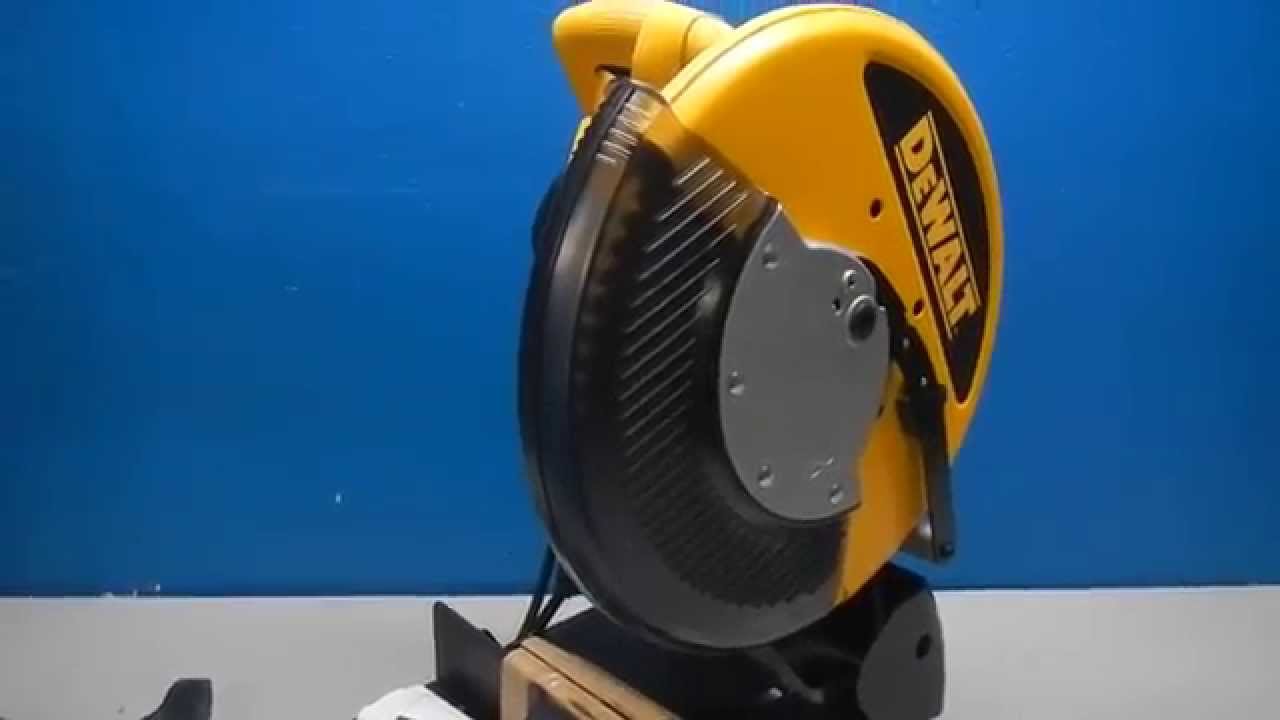 DeWalt DW872 Chop Saw Test YouTube