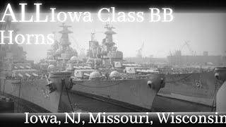 Horns of All Iowa Class BB (Iowa, NJ, Missouri, Wisconsin)