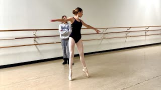 My ballet lesson | Dancing on pointe - Karolina Protsenko