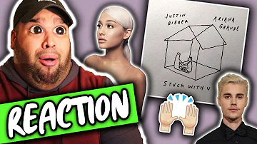 Ariana Grande & Justin Bieber - Stuck With U [REACTION]