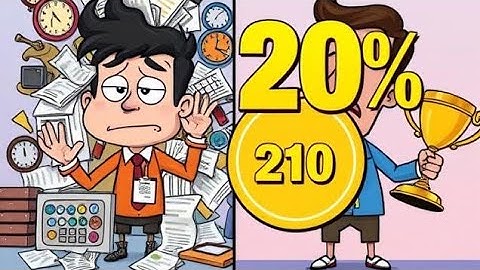 The 80/20 Rule: Work LESS & Achieve MORE (Stop Wasting Time!)