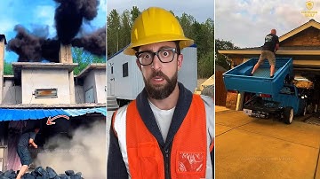 Construction Hacks & Worker Skills Compilation - EP23🔨👷😲