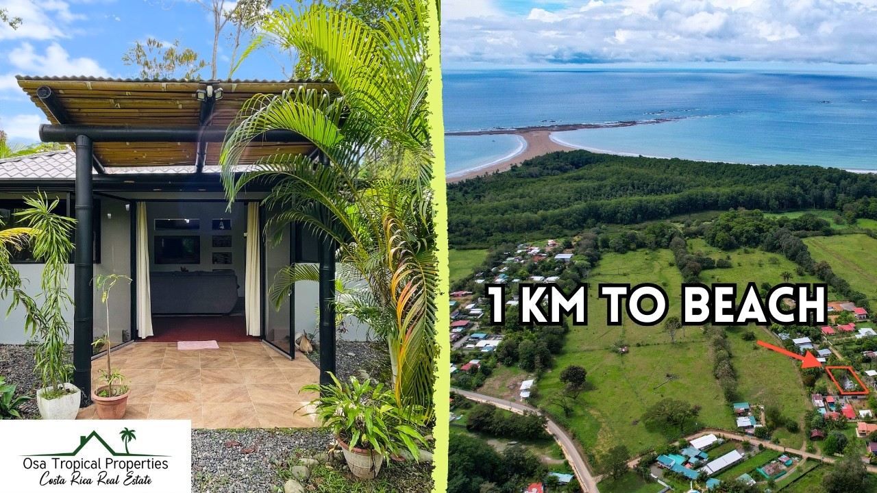 1km to the Beach in Bahía, Uvita | Home + Extra Lot (Buy Together or Separate)