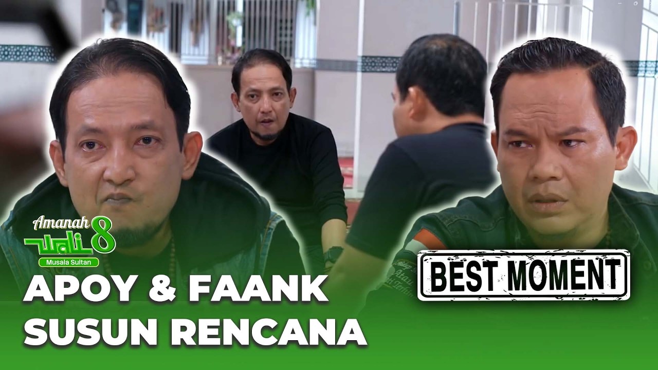 BEST MOMENT AMANAH WALI 8: APOY SAMA FAANK KERJASAMA | Apoy, Faank