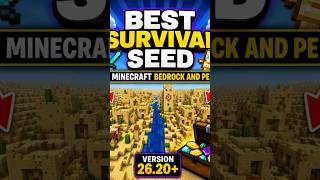 💎 ULTIMATE Survival Seed for Minecraft PE &amp; Bedrock!⭐ Version 26.20+ ⭐