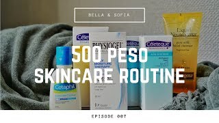500 Pesos Skincare Routine | Dry & Oily Skin (Philippines)!