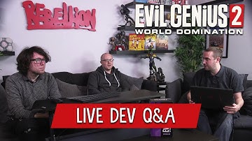 Evil Genius 2 - Live Dev Q&A!