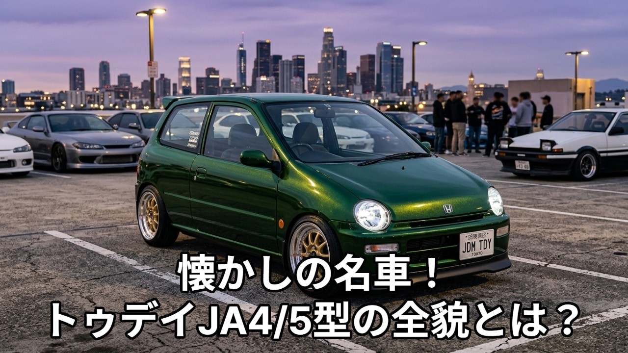トゥデイ JA4 AT 2代目ホンダ・トゥデイ、JA4/5型の豆知識 - YouTube