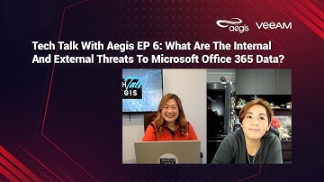 Tech Talk With Aegis EP 6: What Are The Internal And External Threats To Microsoft Office 365 Data?