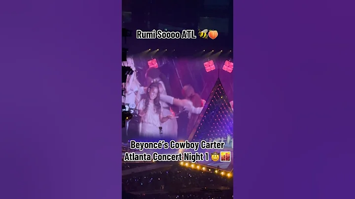 BEYONCÉ COWBOY CARTER ATLANTA CONCERT 🐝🤠 | #beyonce #cowboycarter #atlanta #rumi #dance