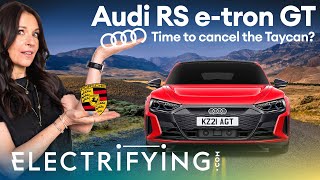 Audi RS e-tron GT 2021 review: Time to cancel that Porsche Taycan order? / Electrifying