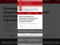 Destroços de Boeing 737 desaparecido no Paquistão são encontrados; buscas continuam #shorts #g1