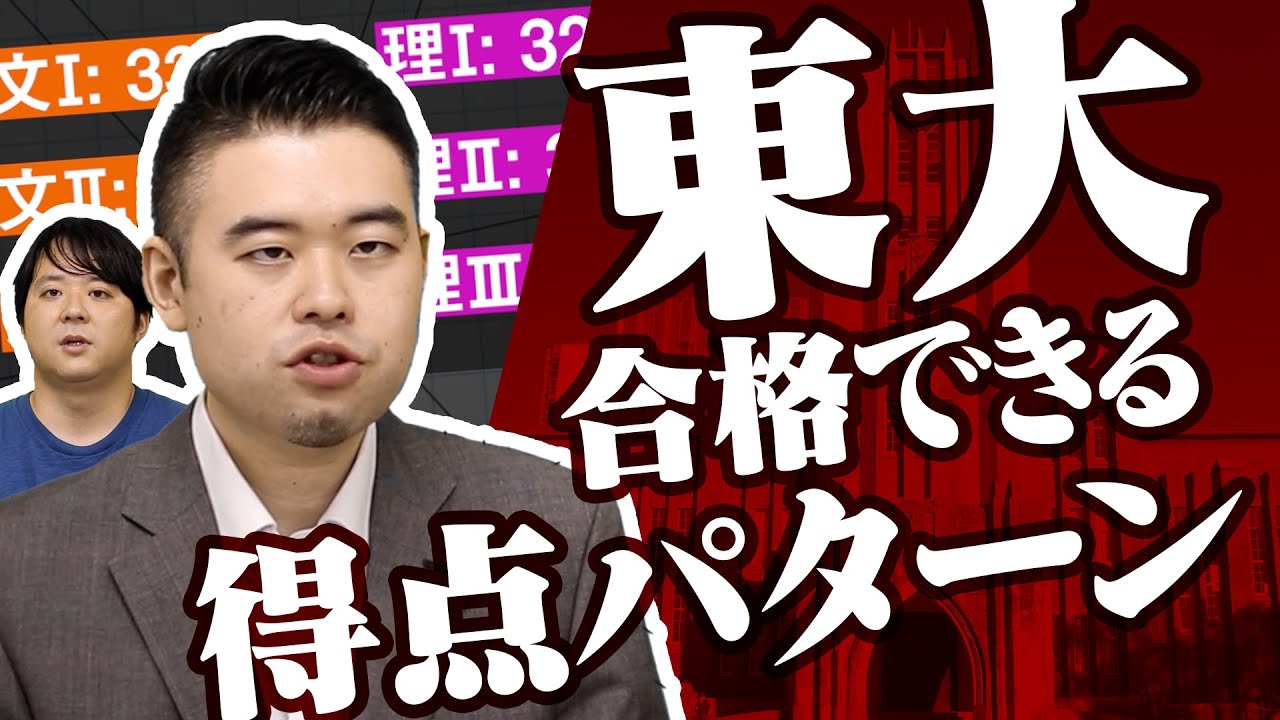 文理別 東大合格のための得点パターンを紹介！2024 - YouTube