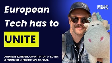 Andreas Klinger, Co-initiator at EU-Inc, and founder at @prototypecap