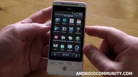 HTC Hero/T-Mobile G2 Touch - Unboxing, Overview and Sense UI Demo