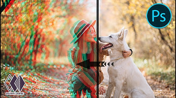 How To Create Color Anaglyph Effect | Adobe Photoshop | Salman