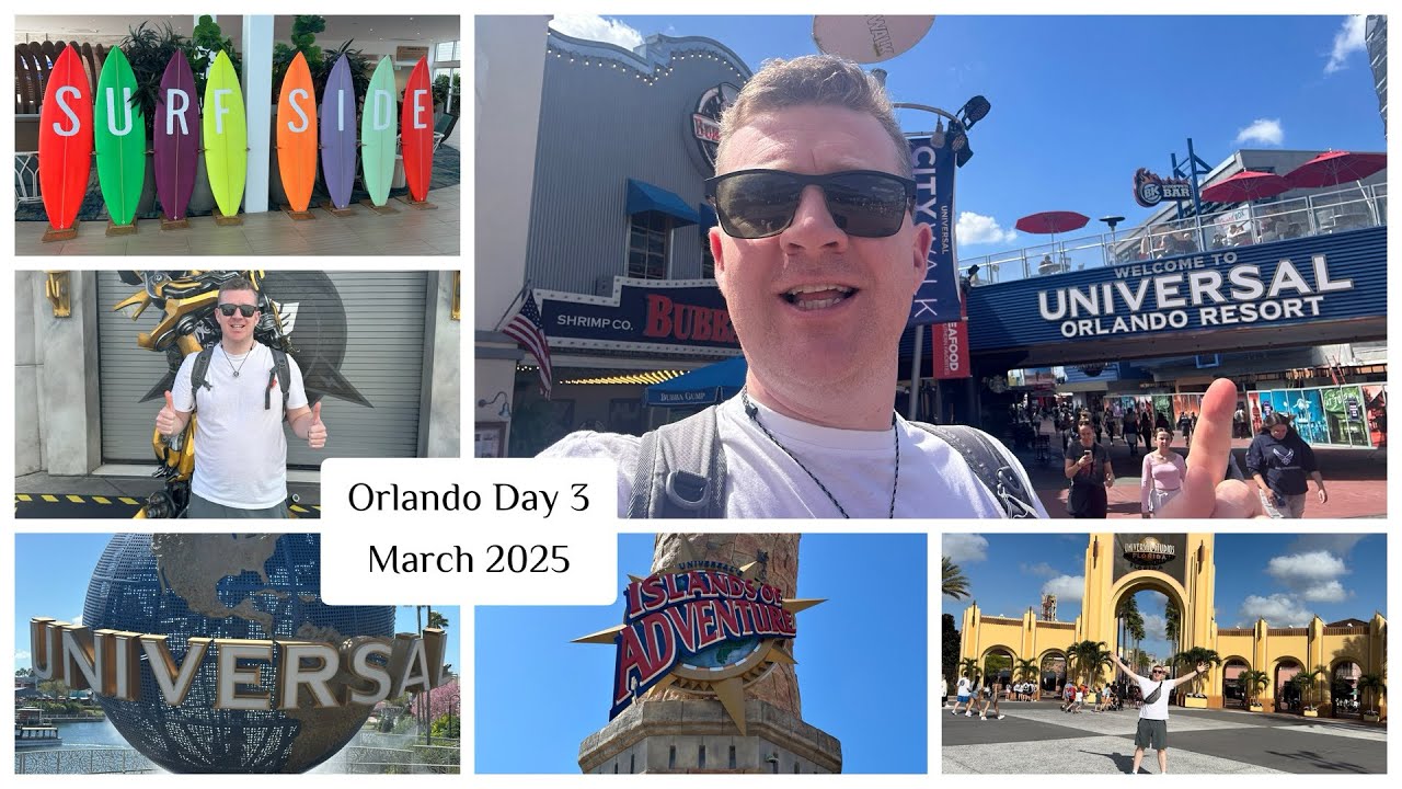 Universal Orlando Resort 🌍 | Day 3 March 2025 | 🏄‍♀️Surfside Inn & Suites Hotel Review 