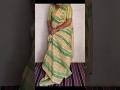 perfect shoulder 🧷pleats & side secret hack/tightly saree draping tutorial/cotton saree#cottonsaree