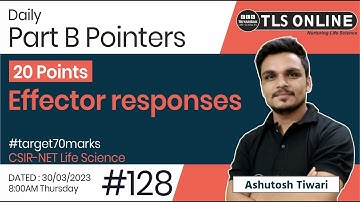 Effector response | Immunology | CSIR NET Life Science | Ashutosh Tiwari |