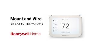 Mount and Wire X8S or X8Q Thermostat