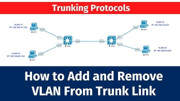 How To Remove and Add VLANs on Trunk Link | Layer-2 Switching