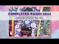 Completed colouring pages 2024 maria trolle books  adult colouring