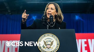Kamala Harris pledges to be president for all Americans after Biden's "garbage" gaffe