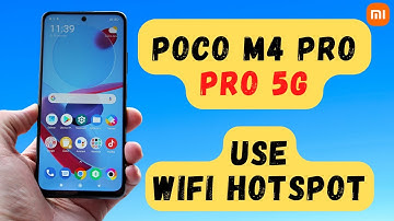 How to Activate Portable Hotspot on Xiaomi Poco M4 Pro | on/off hotspot