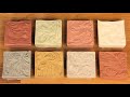 Beginners guide to how to colour cold process soap naturally using a selection of different clays