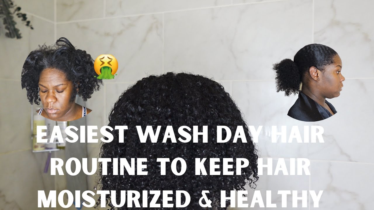 THE BEST HAIR WASH ROUTINE FOR NATURAL HAIR BEGINNER FRIENDLY
