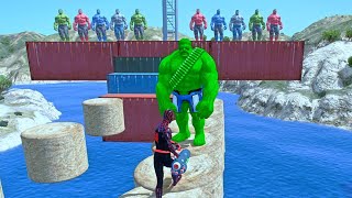 Spiderman Hitam Melawan Minions, Hulk Dan Semua Spiderman Bagian 38