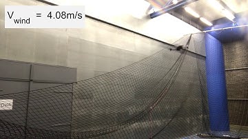 High speed wind tunnel testing with damaged drone