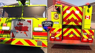 Flashing Lights | Canadian Firefighter Department Pack @fifthwheelgaming5738