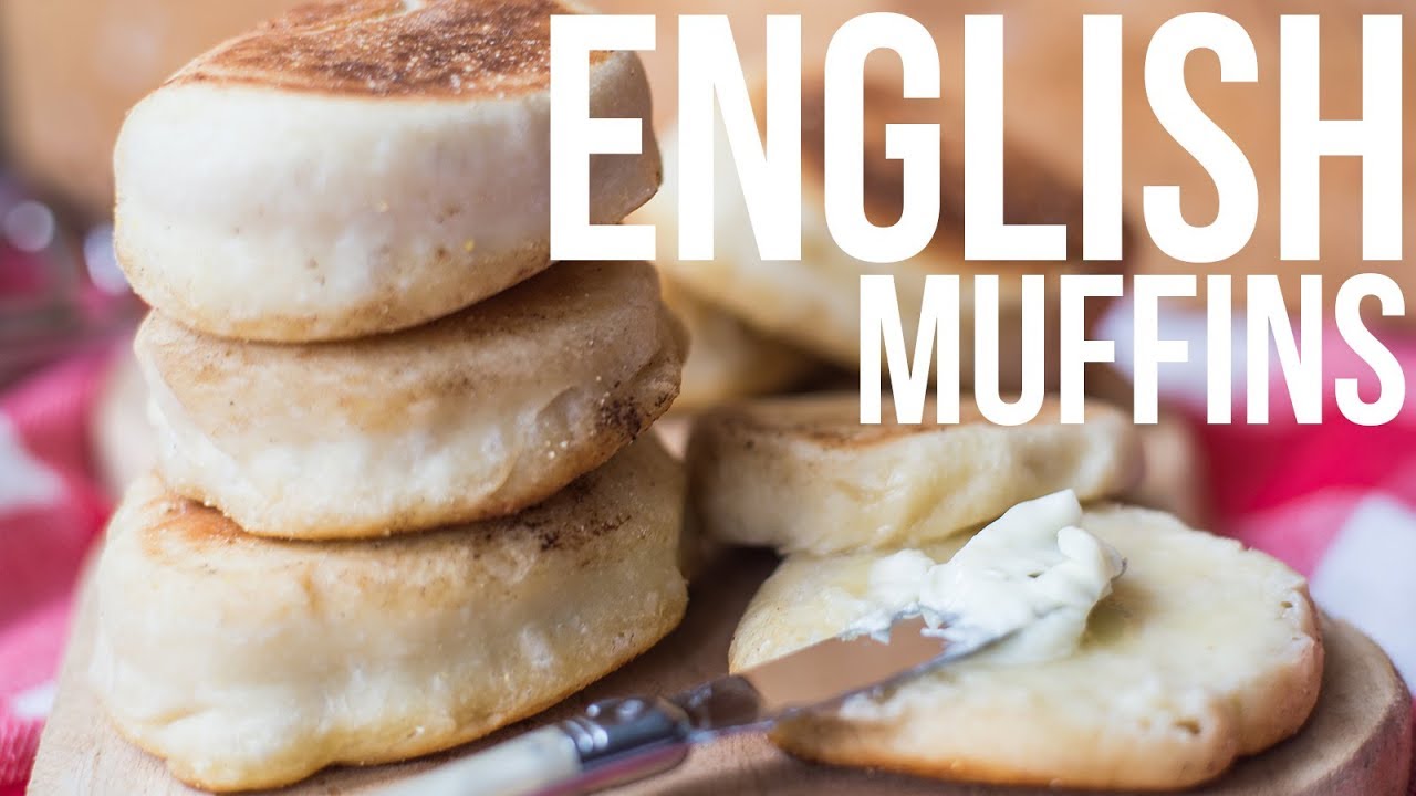 English muffins OhMyFoodness Recept YouTube