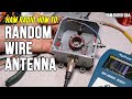 Build a random wire end fed antenna and make amazing contacts hamradioqa