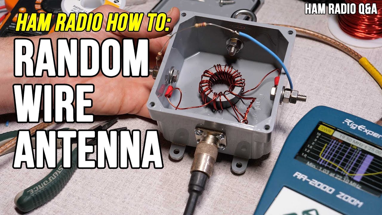 Build a random wire end fed antenna and make amazing contacts #hamradioqa image