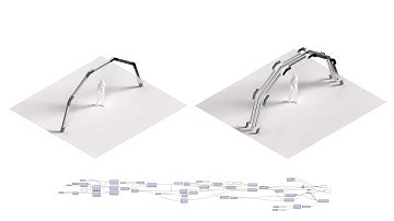 Subdivided Structure Member Exercise Parametric Architecture Rhino and Grasshopper Tutorial
