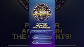 Great Britain Lies In Which Ocean? | Who Wants To Be A Millionaire