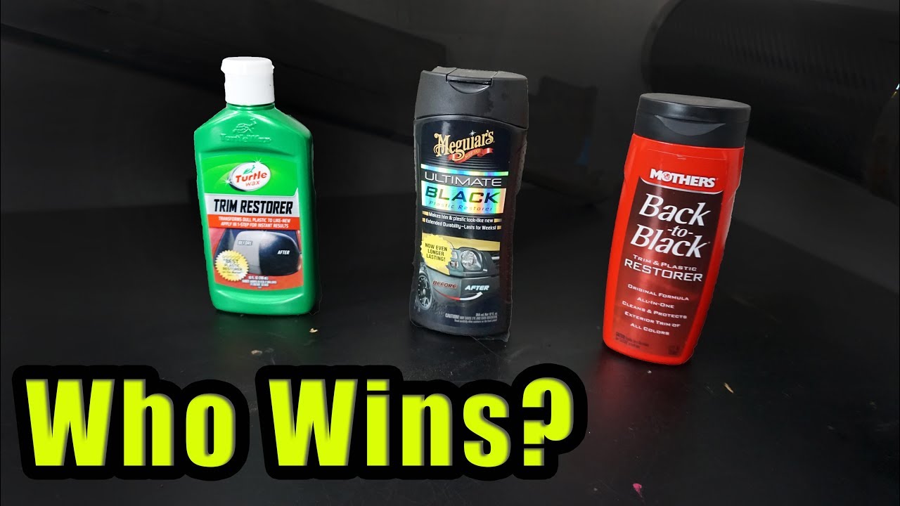 Which Plastic Trim Restore Product is the BEST? 
