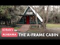 Step Back in Time at This 1950s Era A-Frame Cabin. | Alabama Airbnbs