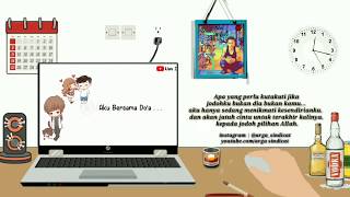 video Animasi Lirik Lagu Galau Souqy Band - Cinta Dalam Doa Story wa