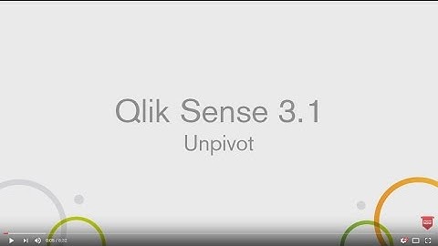 Qlik Sense 3.1 - Using "Unpivot"
